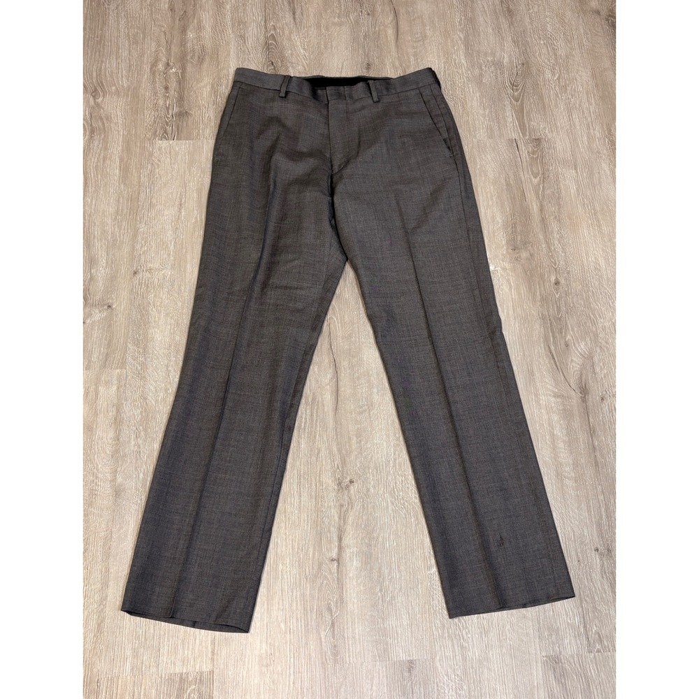 J.Crew Ludlow Pant Tollegno 1900 Italian Wool Grey Dress Trousers 30x30 17708